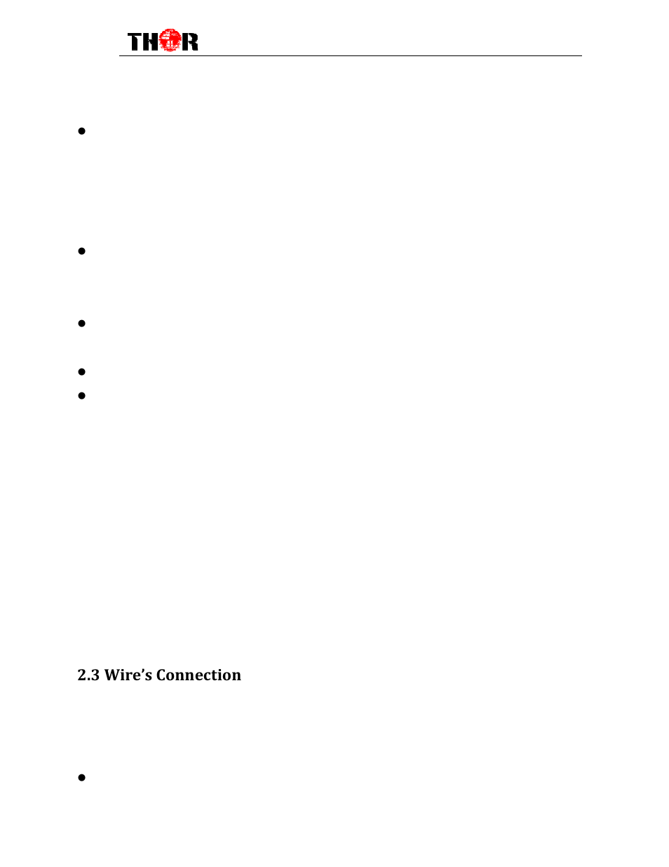 3 wire’s connection | Thor V3 Decoder - ASI, IP, RF - Closed Captions User Manual | Page 9 / 23