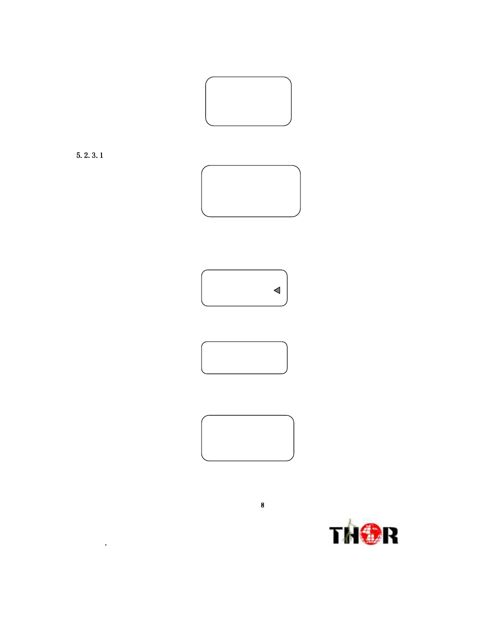 Output, On/off, Destionation ip | Destination port | Thor DVB ASI Over IP Gateway User Manual | Page 11 / 20