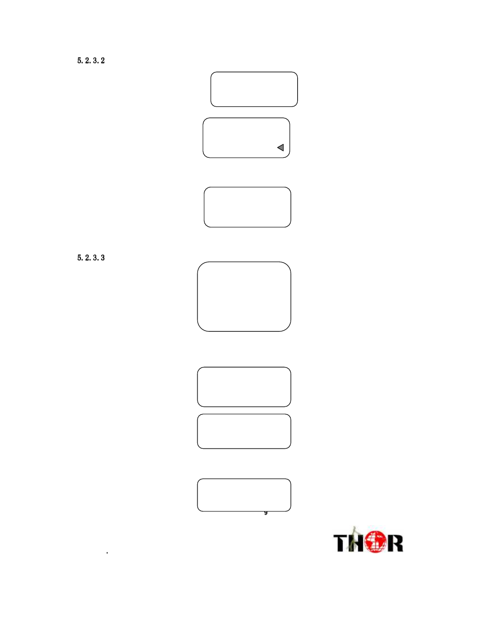 Input, On/off, Receiving port | Local ip, Gateway, Submask | Thor DVB ASI Over IP Gateway User Manual | Page 12 / 20