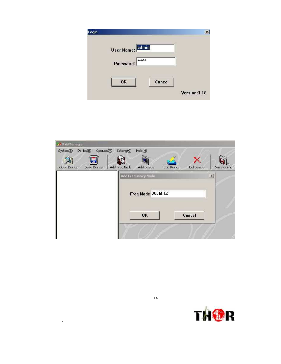 Thor DVB ASI Over IP Gateway User Manual | Page 17 / 20