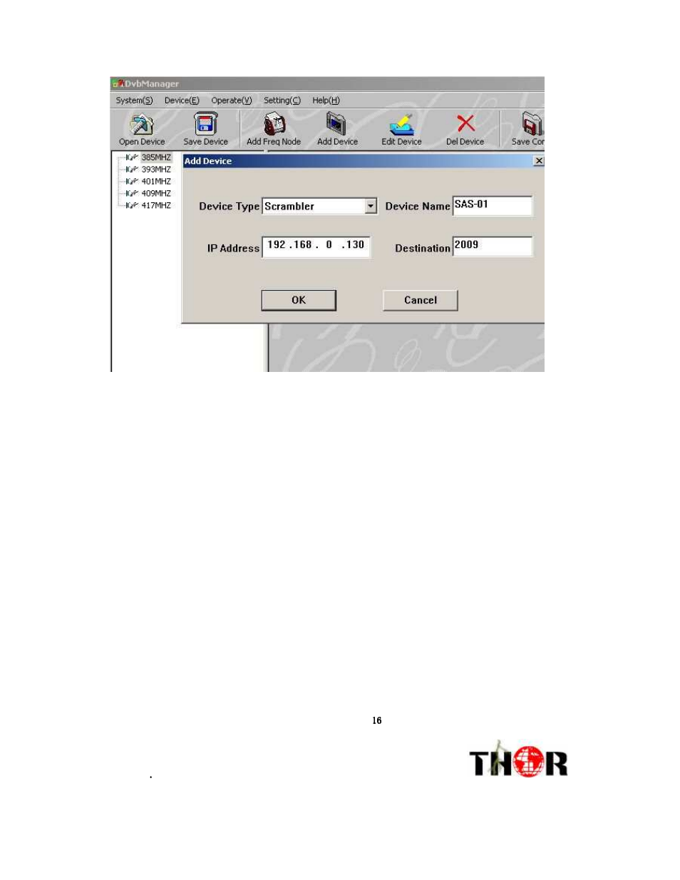 Thor DVB ASI Over IP Gateway User Manual | Page 19 / 20