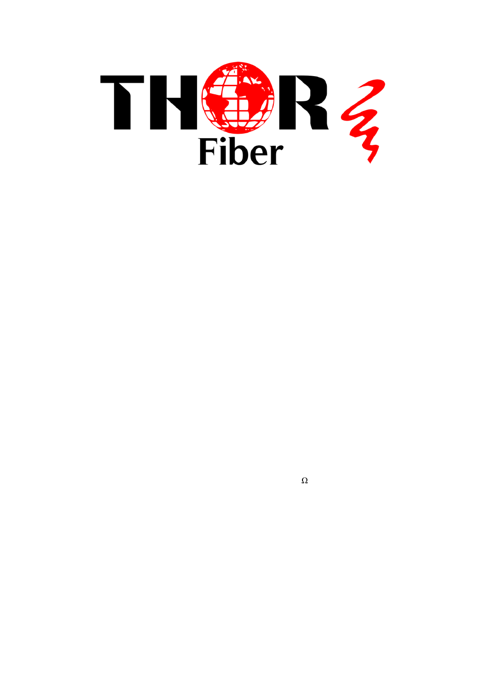 Thor 2 mW CATV RF Over Fiber Tx 45-870 MHz User Manual | 12 pages
