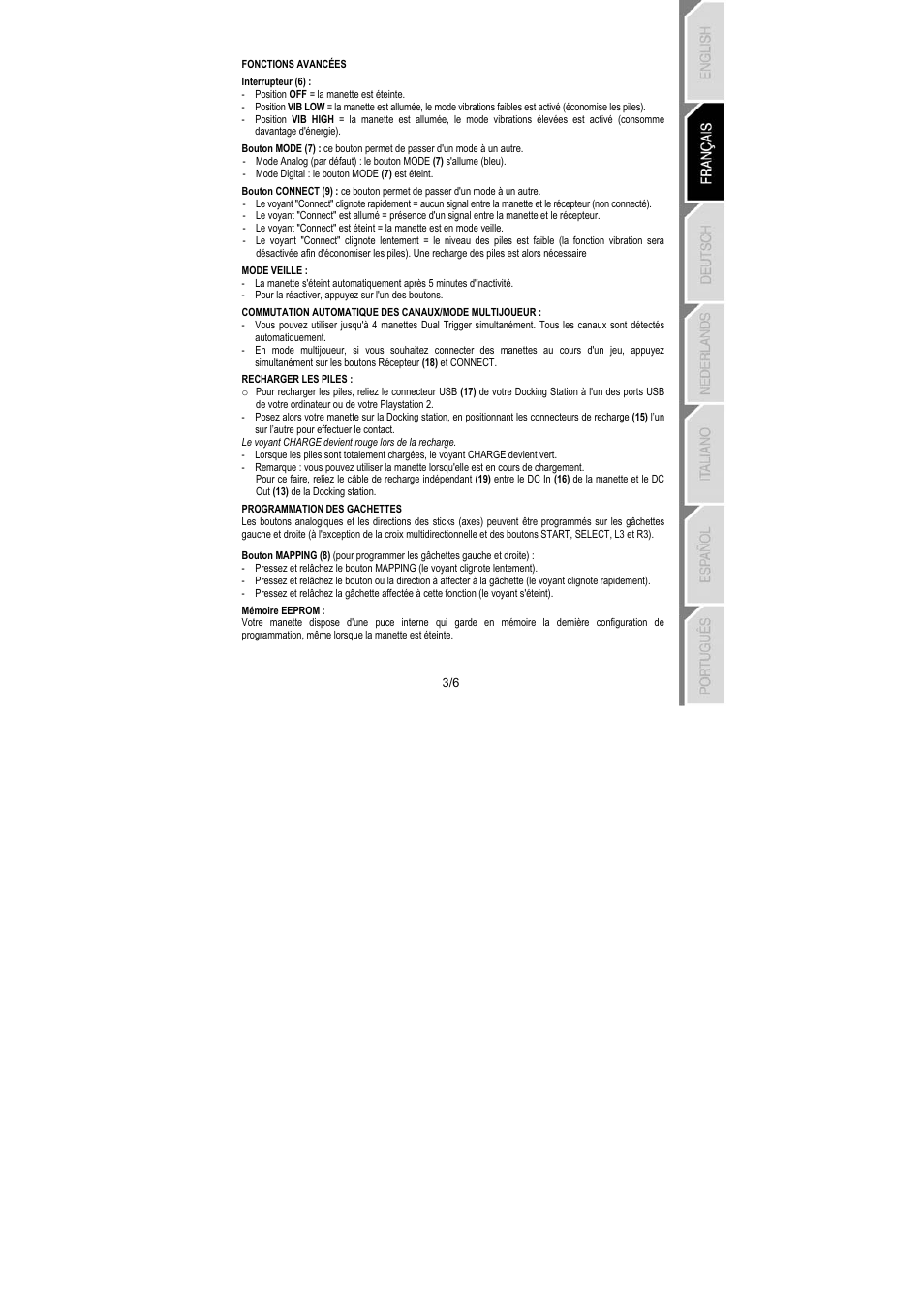 Thrustmaster Dual Trigger Wireless Rechargeable User Manual | Page 10 / 45