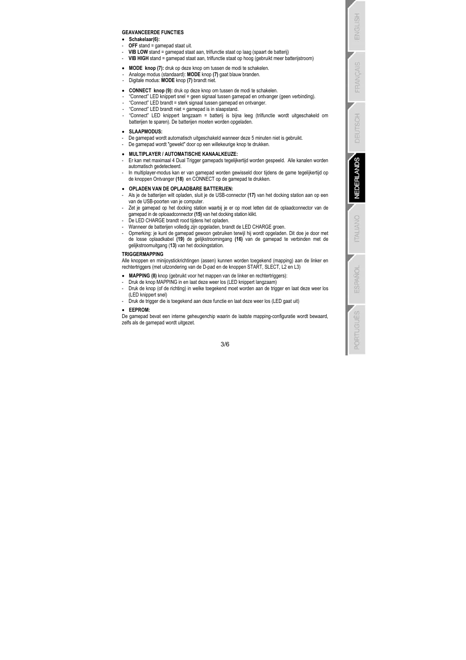 Thrustmaster Dual Trigger Wireless Rechargeable User Manual | Page 22 / 45