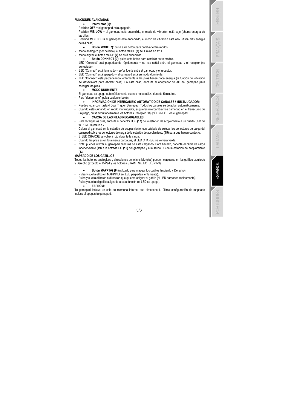 Thrustmaster Dual Trigger Wireless Rechargeable User Manual | Page 34 / 45