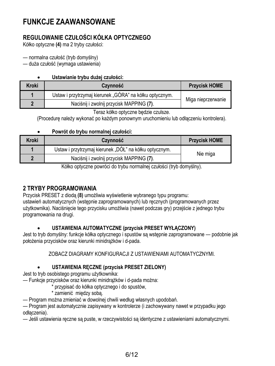 Funkcje zaawansowane | Thrustmaster F1 Alonso Wireless Gamepad User Manual | Page 127 / 146