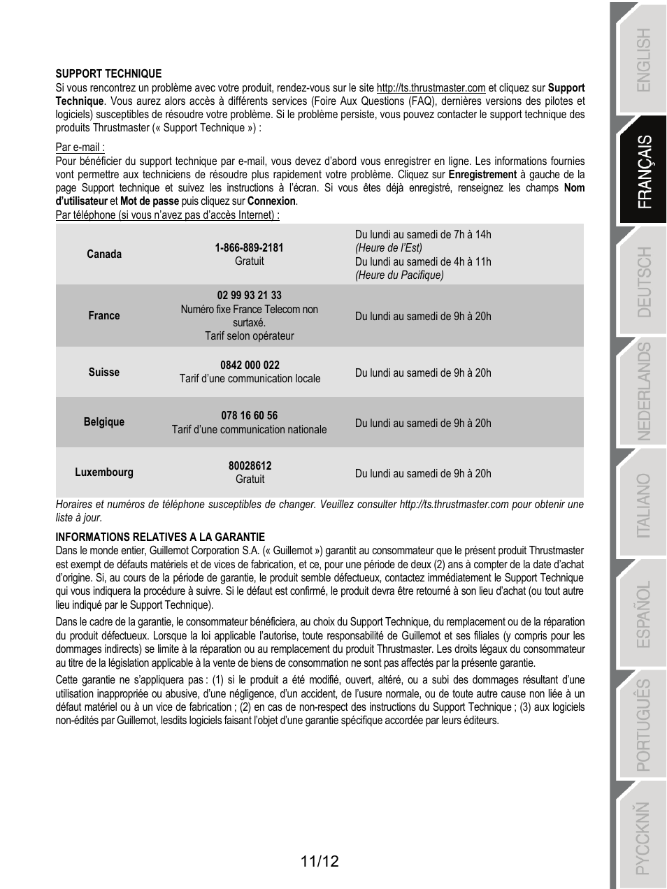 Thrustmaster F1 Alonso Wireless Gamepad User Manual | Page 24 / 146