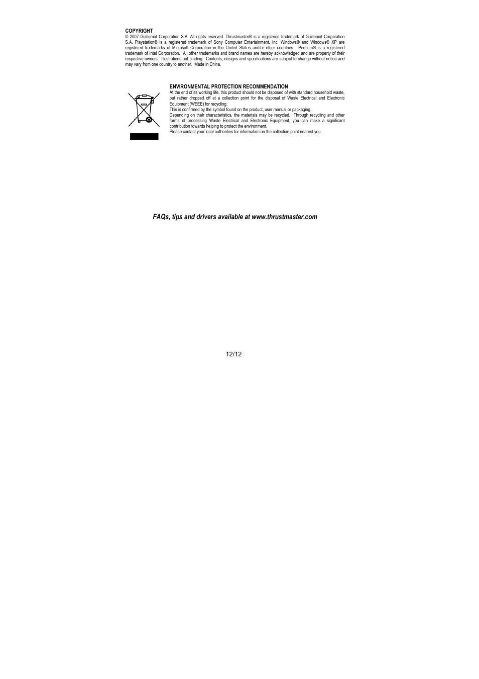 Thrustmaster Run'N' Drive 3-in-1 Rumble Force User Manual | Page 13 / 85