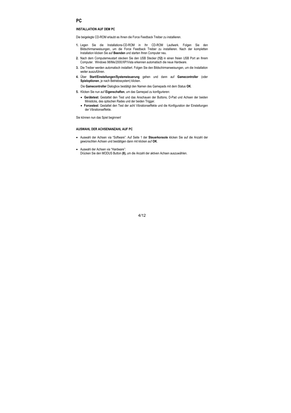 Thrustmaster Run'N' Drive 3-in-1 Rumble Force User Manual | Page 29 / 85