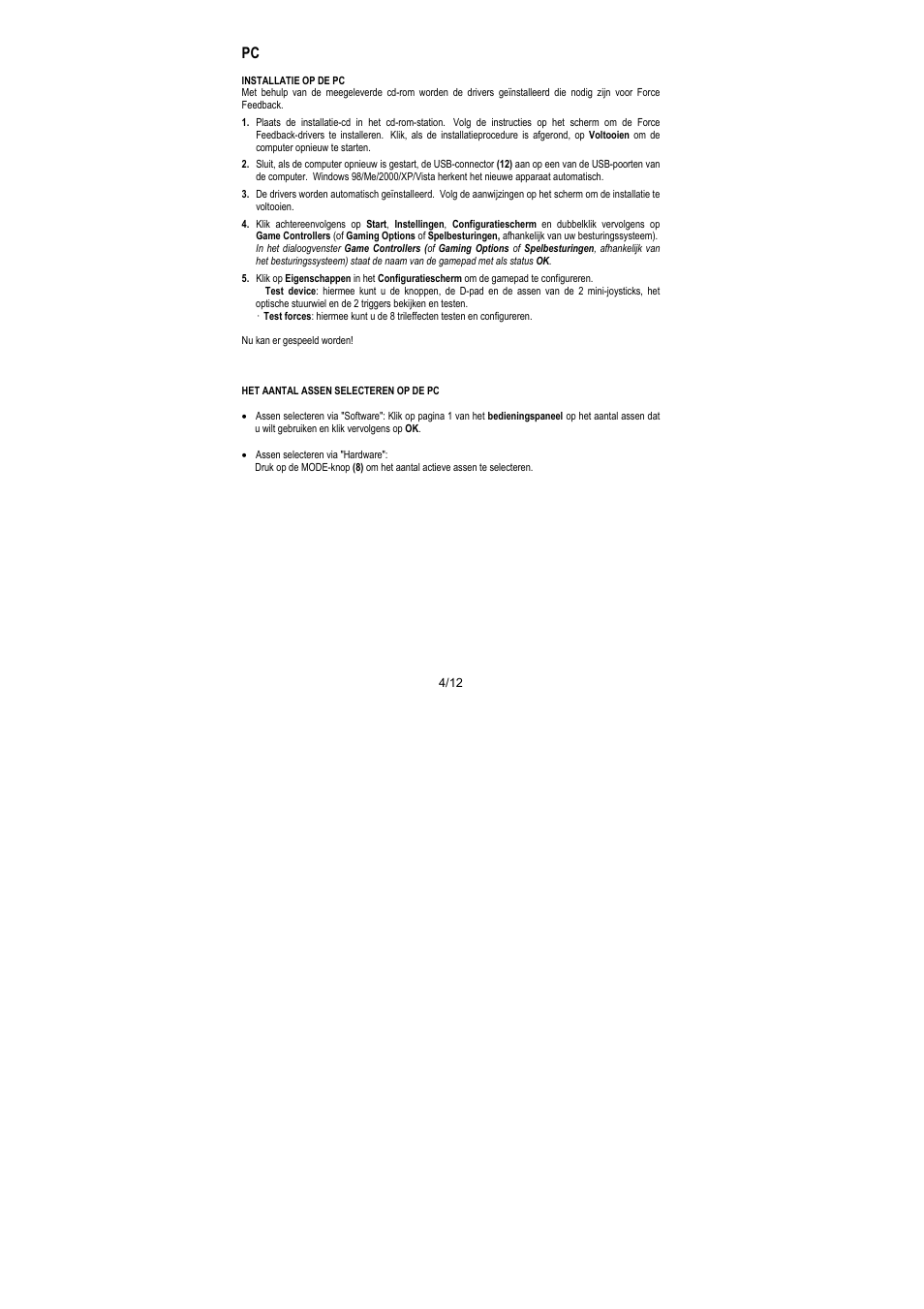 Thrustmaster Run'N' Drive 3-in-1 Rumble Force User Manual | Page 41 / 85