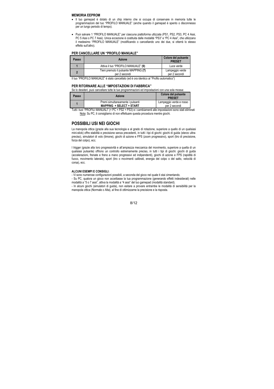 Possibili usi nei giochi | Thrustmaster Run'N' Drive 3-in-1 Rumble Force User Manual | Page 57 / 85