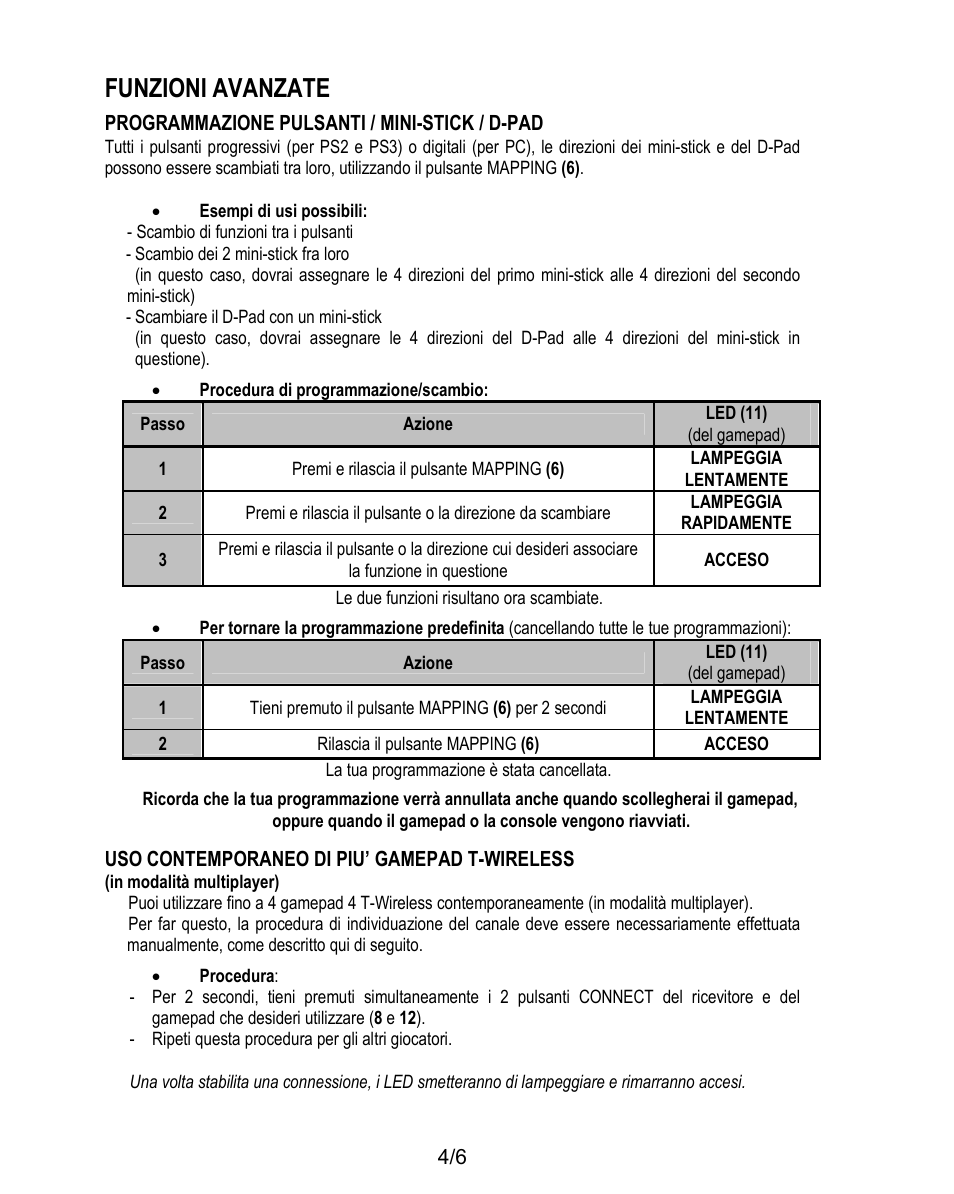 Funzioni avanzate | Thrustmaster T-Wireless 3-in-1 Rumble Force User Manual | Page 29 / 50