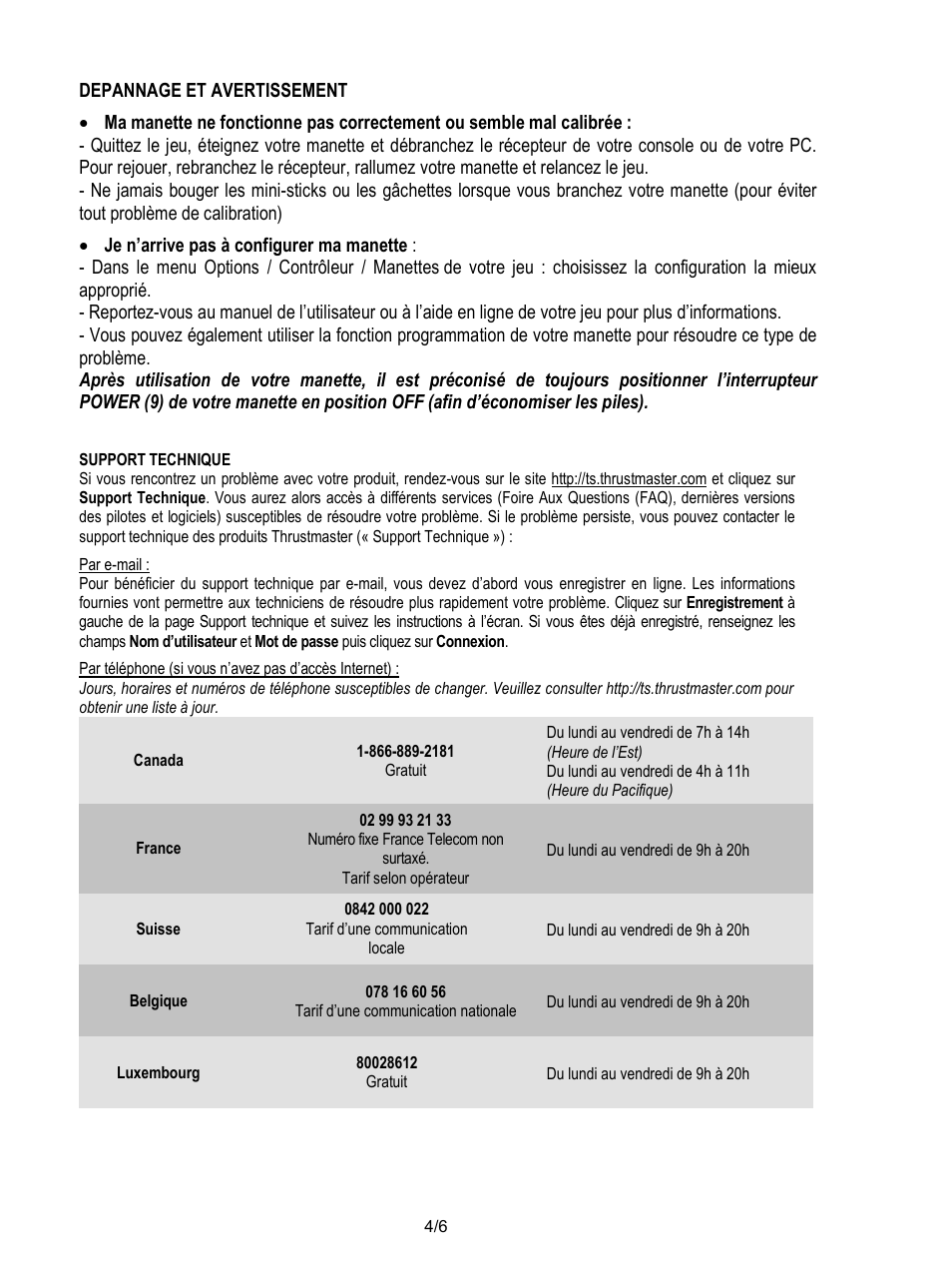 Thrustmaster T-Wireless Black User Manual | Page 11 / 73