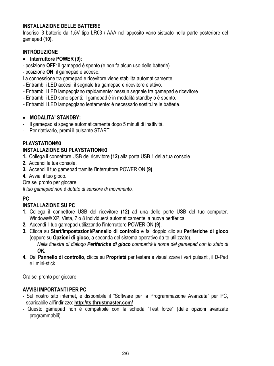 Thrustmaster T-Wireless Black User Manual | Page 27 / 73