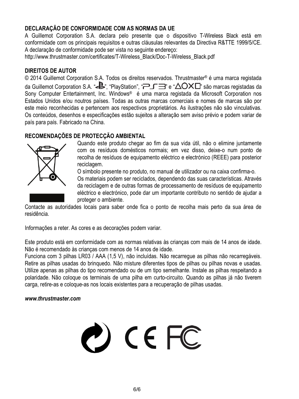 Thrustmaster T-Wireless Black User Manual | Page 43 / 73