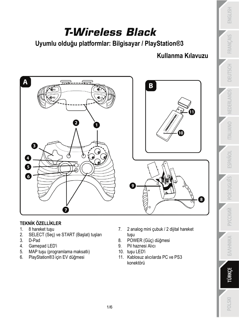 10_tur-t-wireless_black, Kullanim kilavuzu | Thrustmaster T-Wireless Black User Manual | Page 56 / 73