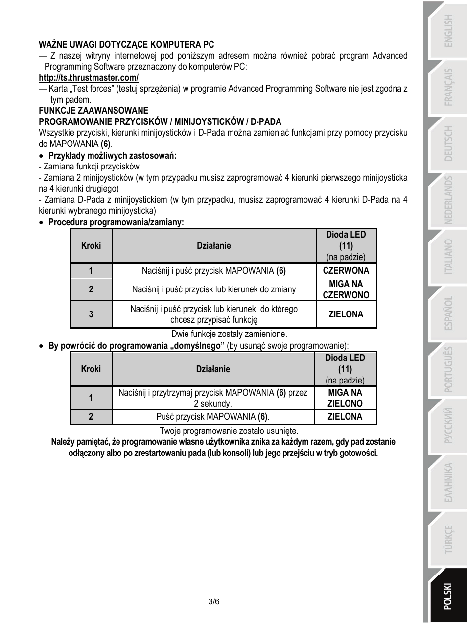 Thrustmaster T-Wireless Black User Manual | Page 64 / 73