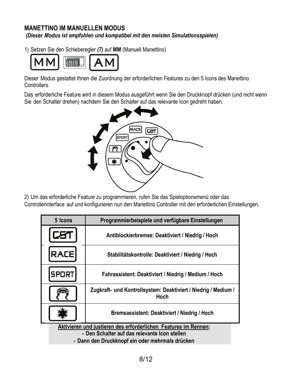 Thrustmaster F430 FFB User Manual | Page 33 / 147