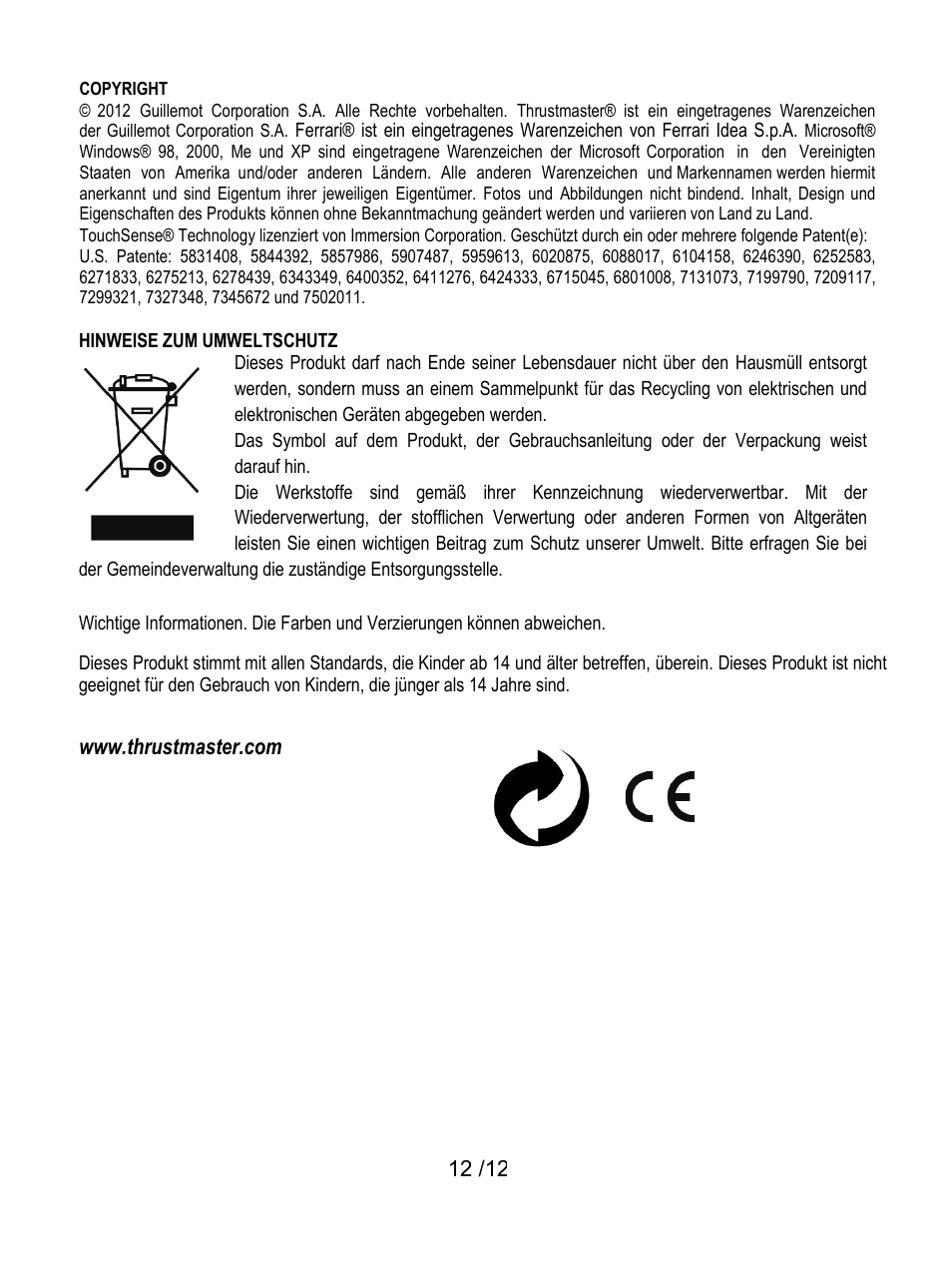 Thrustmaster F430 FFB User Manual | Page 37 / 147