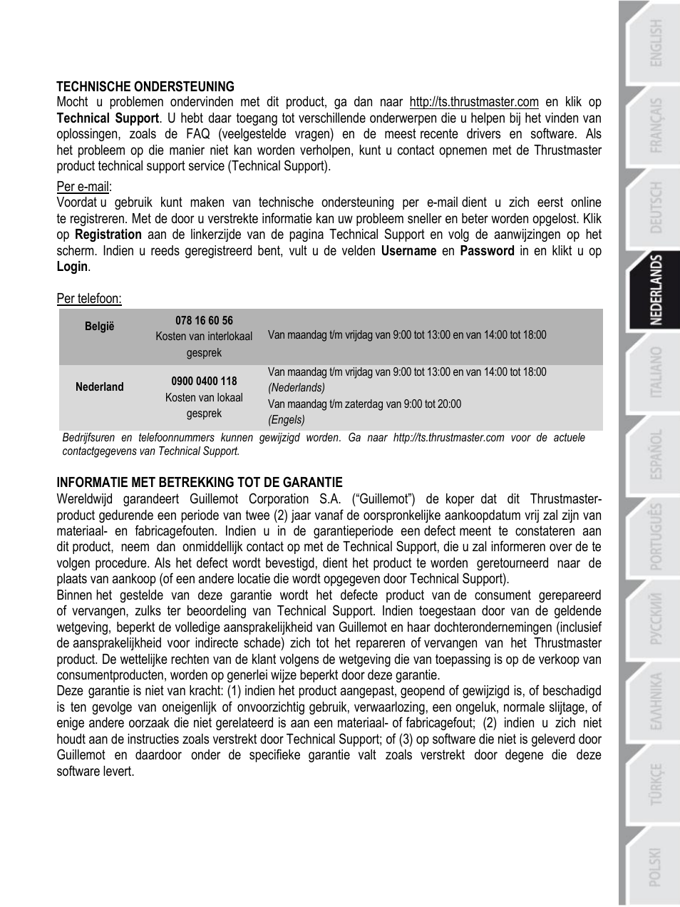 Thrustmaster F430 FFB User Manual | Page 48 / 147