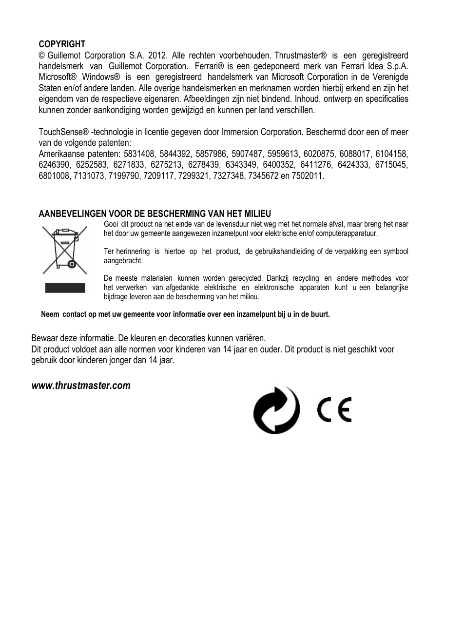 Thrustmaster F430 FFB User Manual | Page 49 / 147