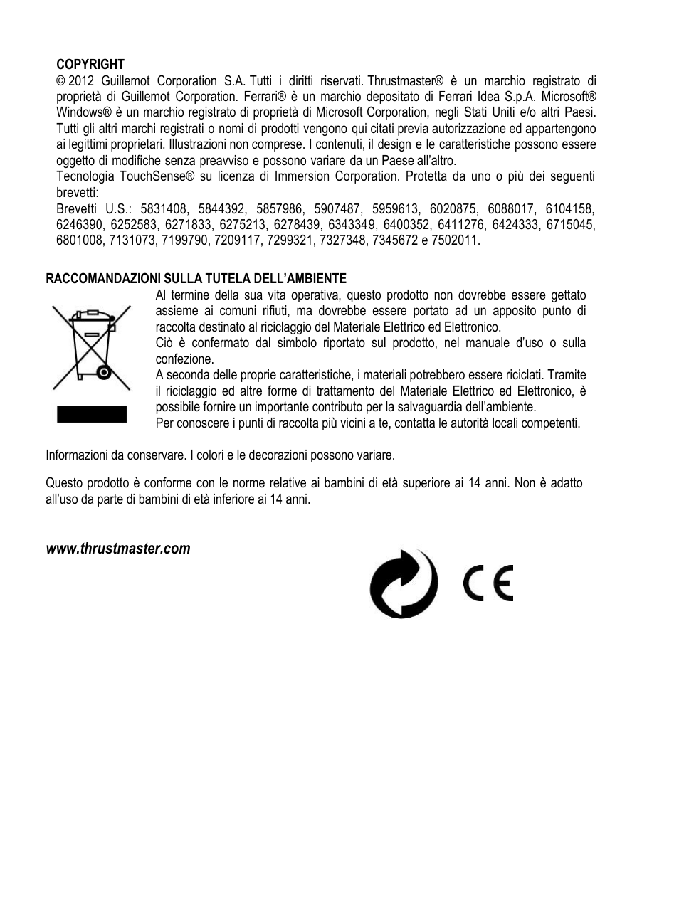 Thrustmaster F430 FFB User Manual | Page 61 / 147