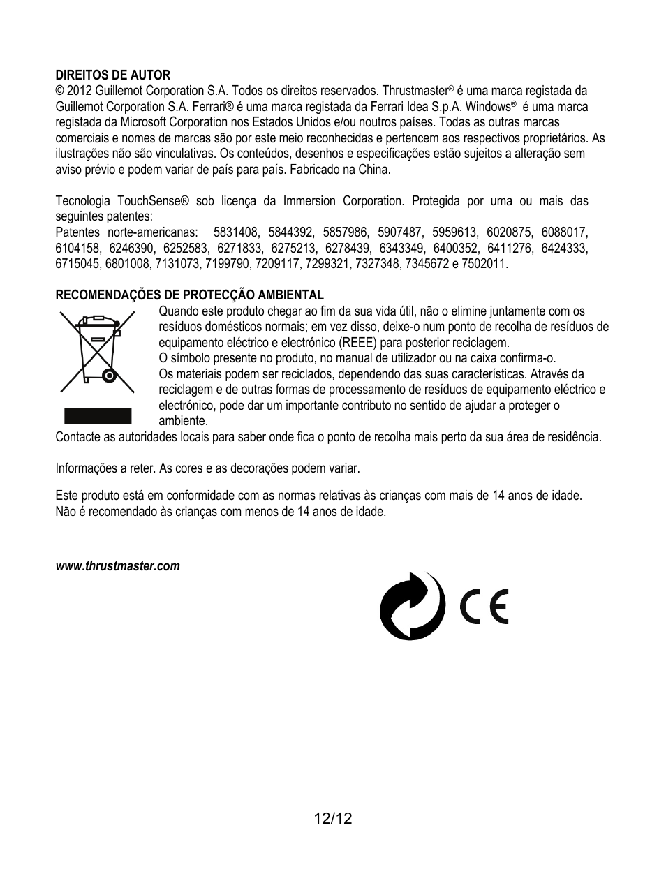 Thrustmaster F430 FFB User Manual | Page 85 / 147