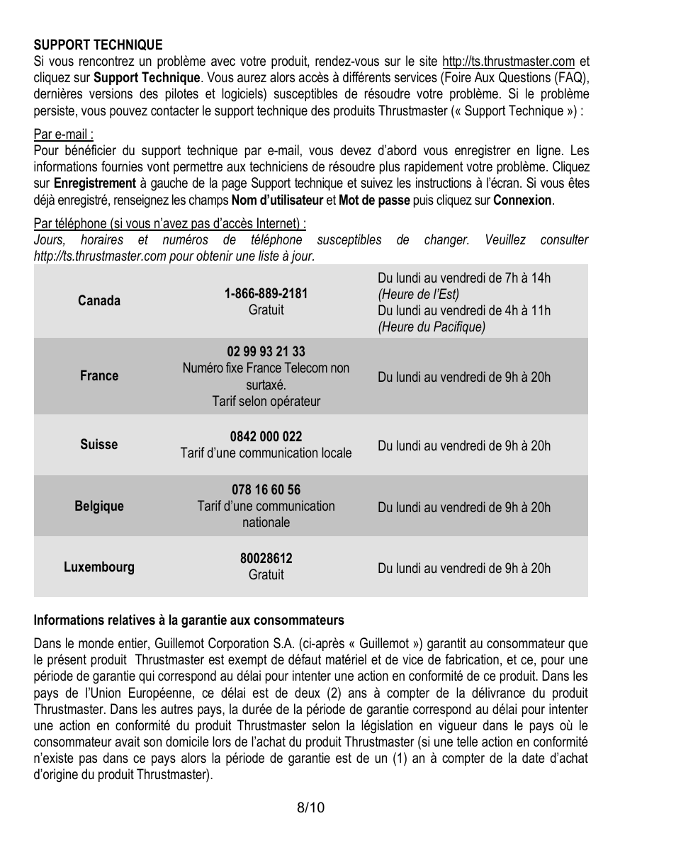 Thrustmaster Ferrari Challenge PC-PS3 User Manual | Page 19 / 121