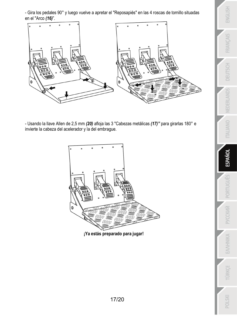 Thrustmaster Ferrari F1 RS User Manual | Page 118 / 485