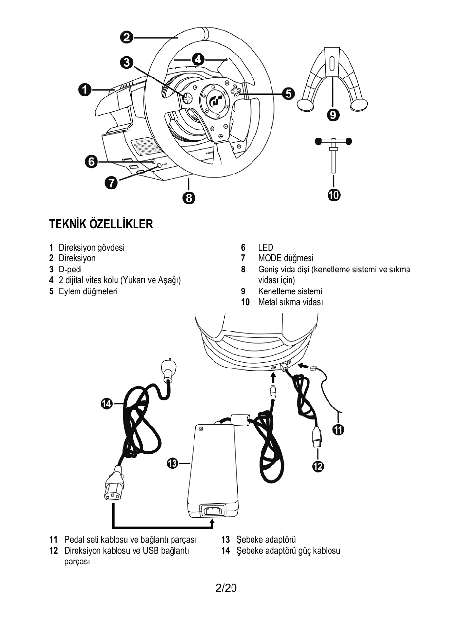 Teknik özellikler | Thrustmaster Ferrari F1 RS User Manual | Page 183 / 485