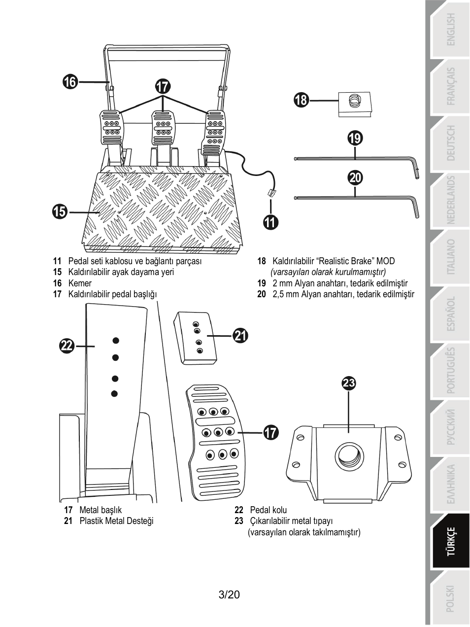 Thrustmaster Ferrari F1 RS User Manual | Page 184 / 485