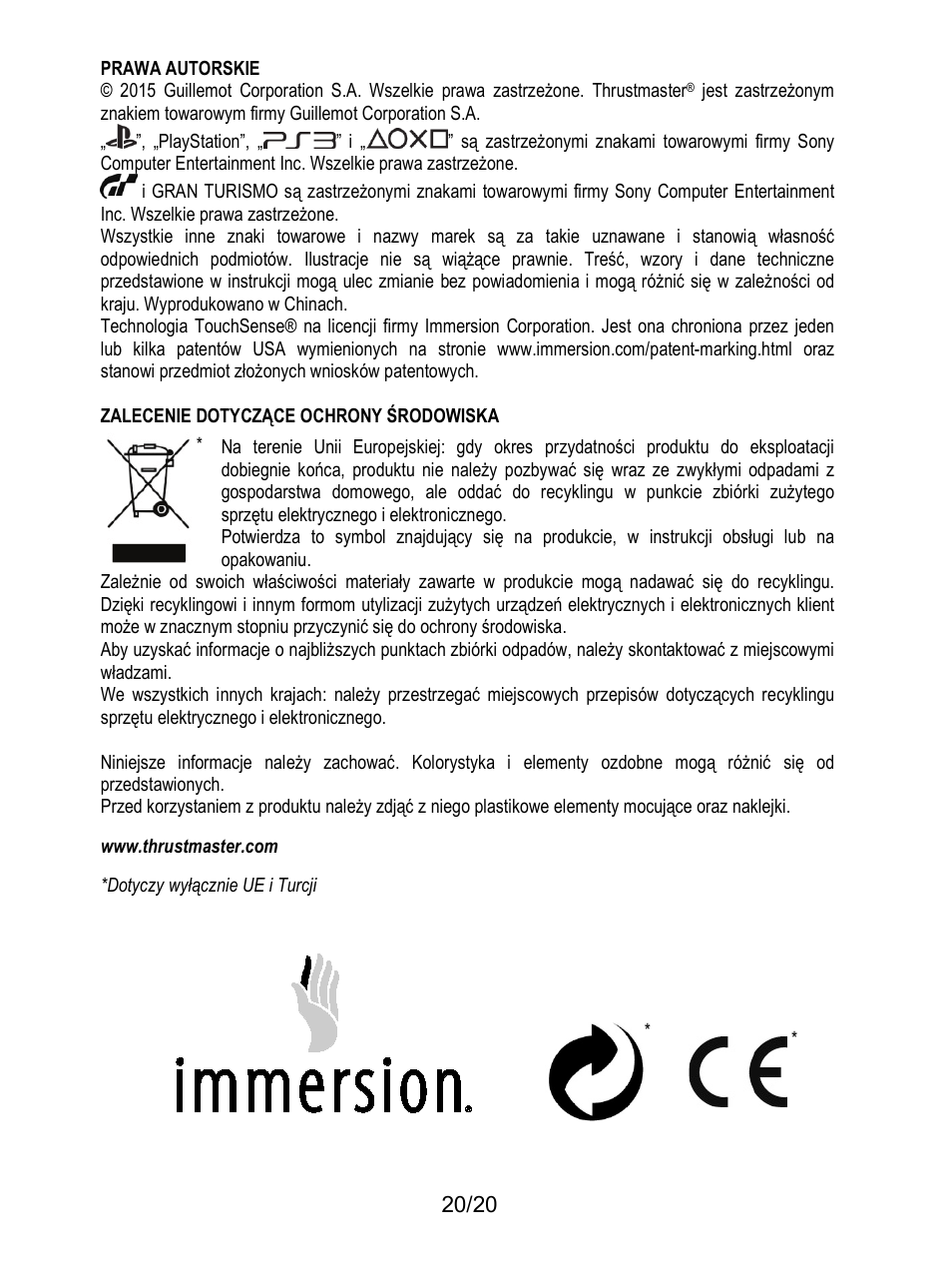 Thrustmaster Ferrari F1 RS User Manual | Page 221 / 485