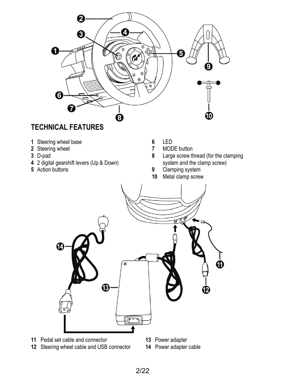 Technical features | Thrustmaster Ferrari F1 RS User Manual | Page 243 / 485