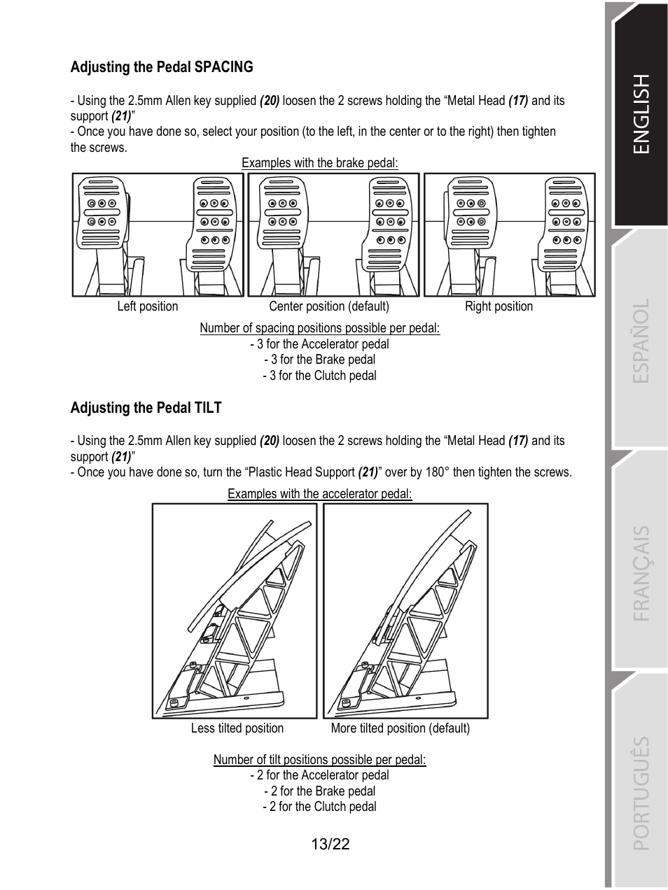 Thrustmaster Ferrari F1 RS User Manual | Page 254 / 485