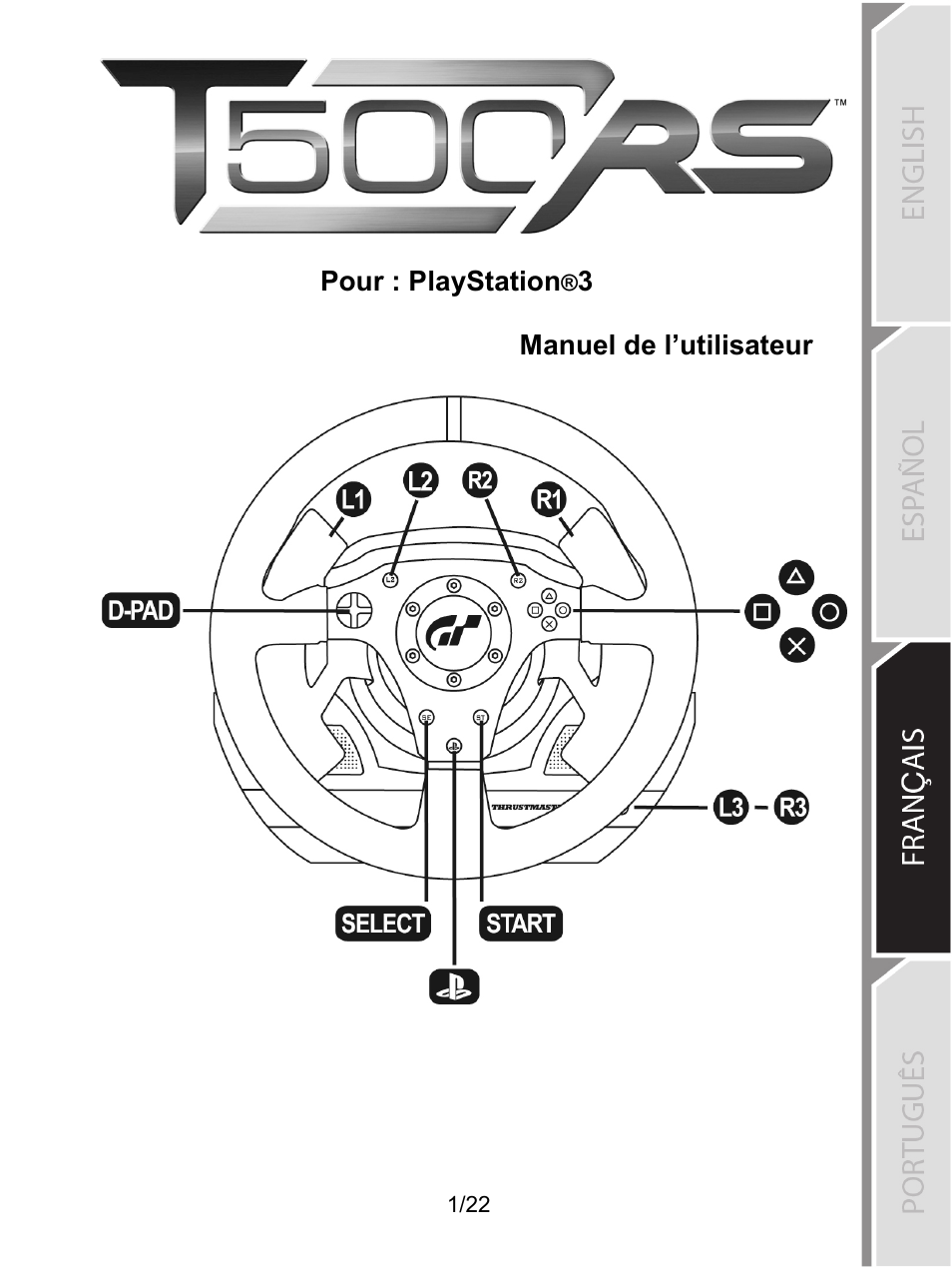 14_fra_us-latam_t500_rs, Français | Thrustmaster Ferrari F1 RS User Manual | Page 264 / 485