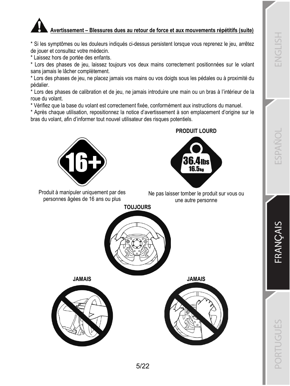 Thrustmaster Ferrari F1 RS User Manual | Page 268 / 485