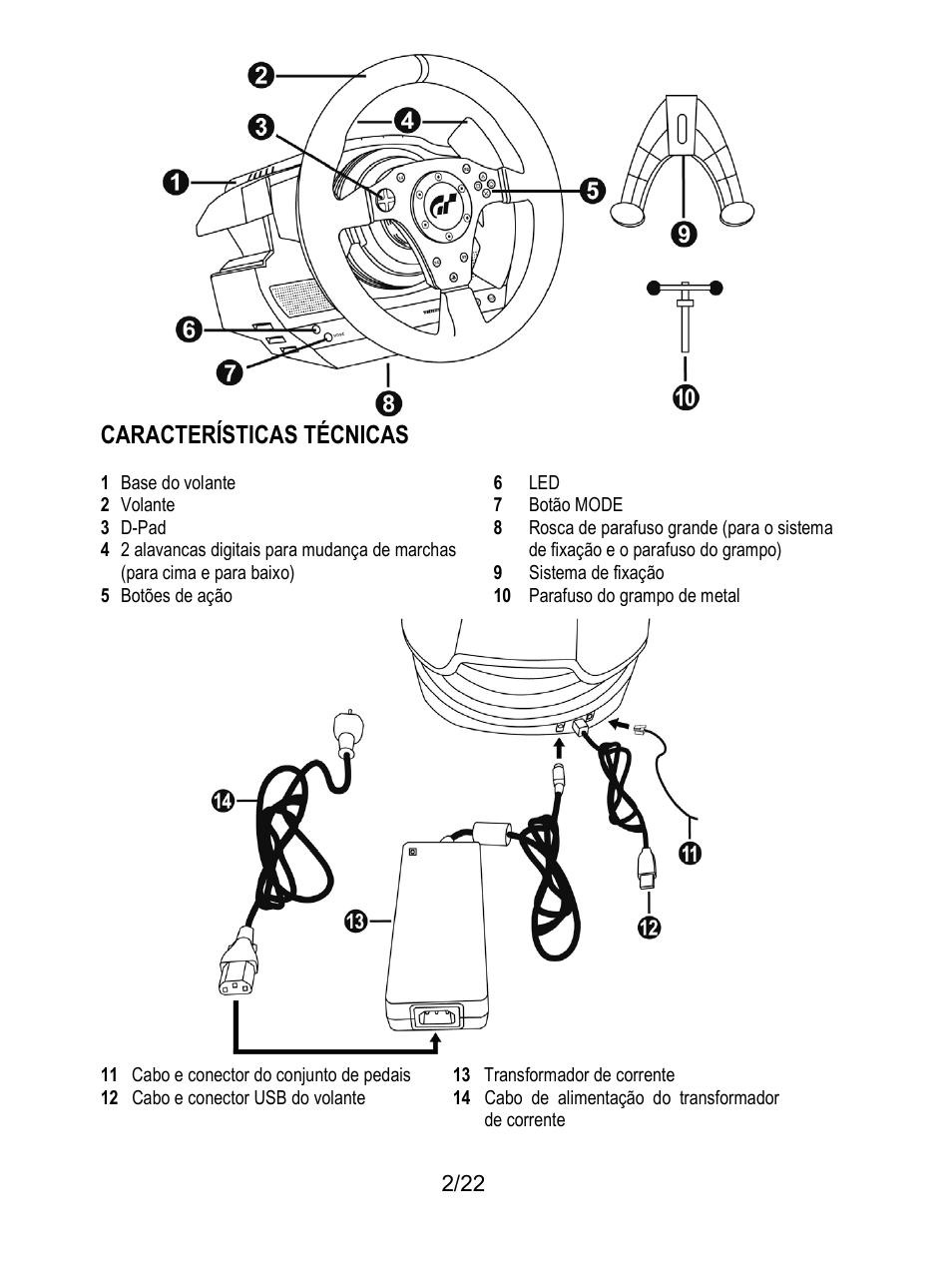 Características técnicas | Thrustmaster Ferrari F1 RS User Manual | Page 353 / 485