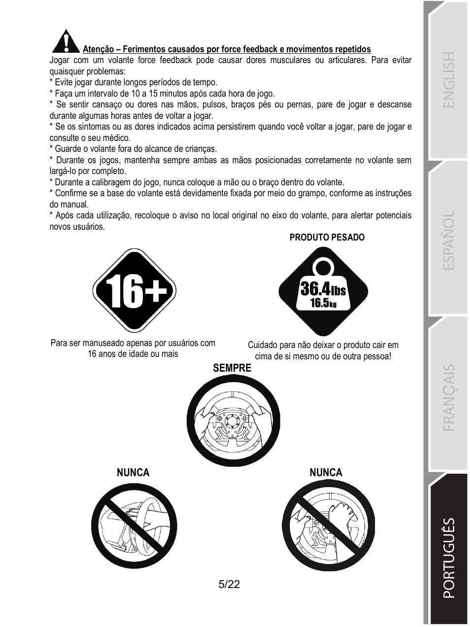Thrustmaster Ferrari F1 RS User Manual | Page 356 / 485