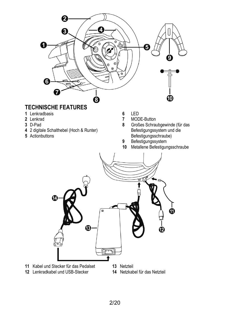 Technische features | Thrustmaster Ferrari F1 RS User Manual | Page 43 / 485