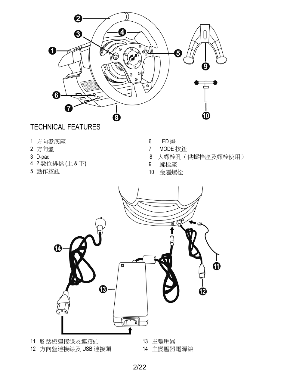 Technical features | Thrustmaster Ferrari F1 RS User Manual | Page 443 / 485