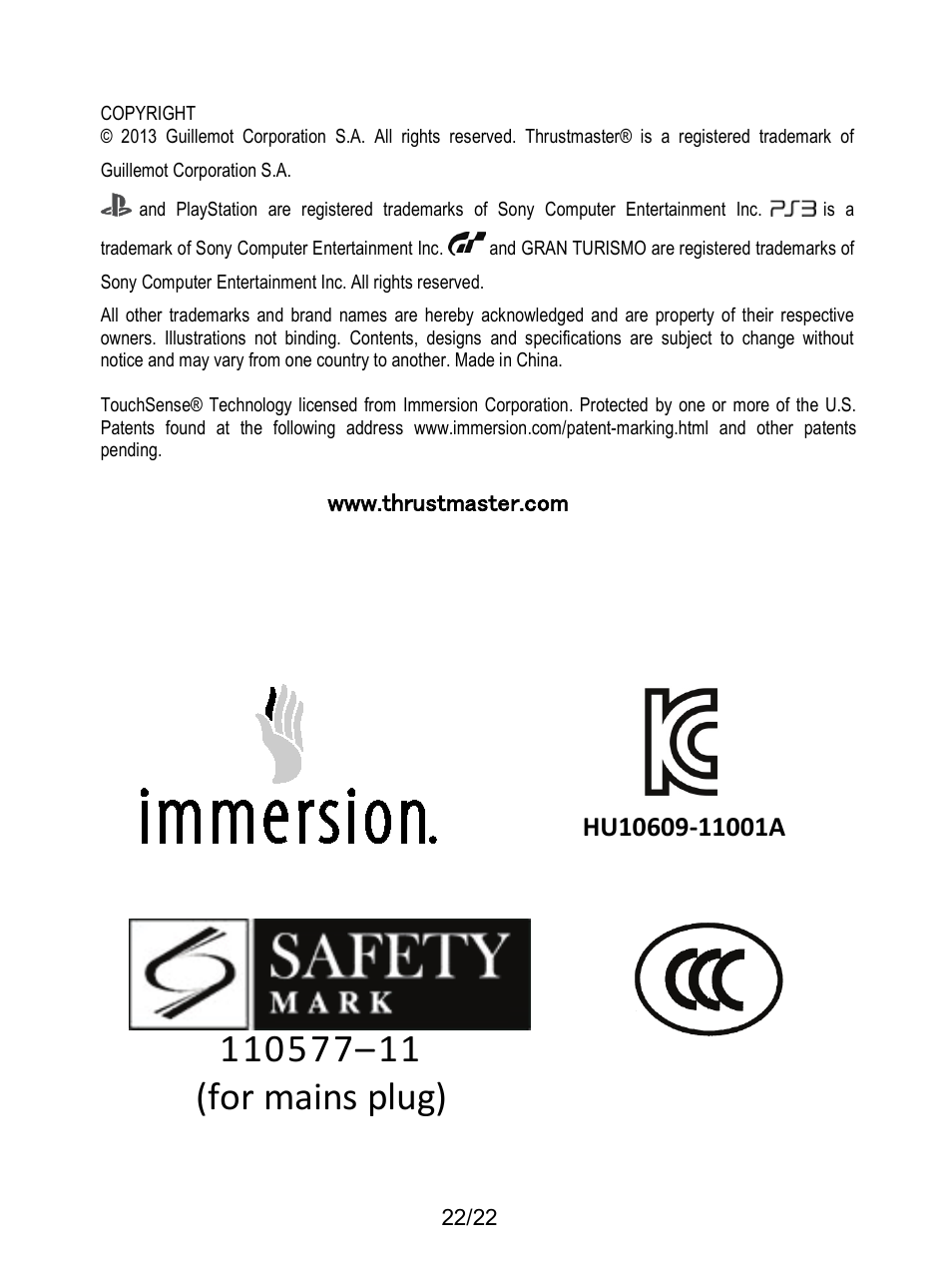 Thrustmaster Ferrari F1 RS User Manual | Page 463 / 485
