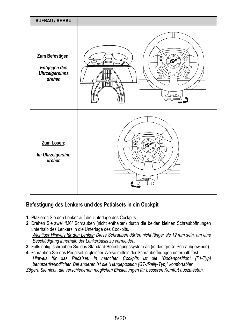 Thrustmaster Ferrari F1 RS User Manual | Page 49 / 485
