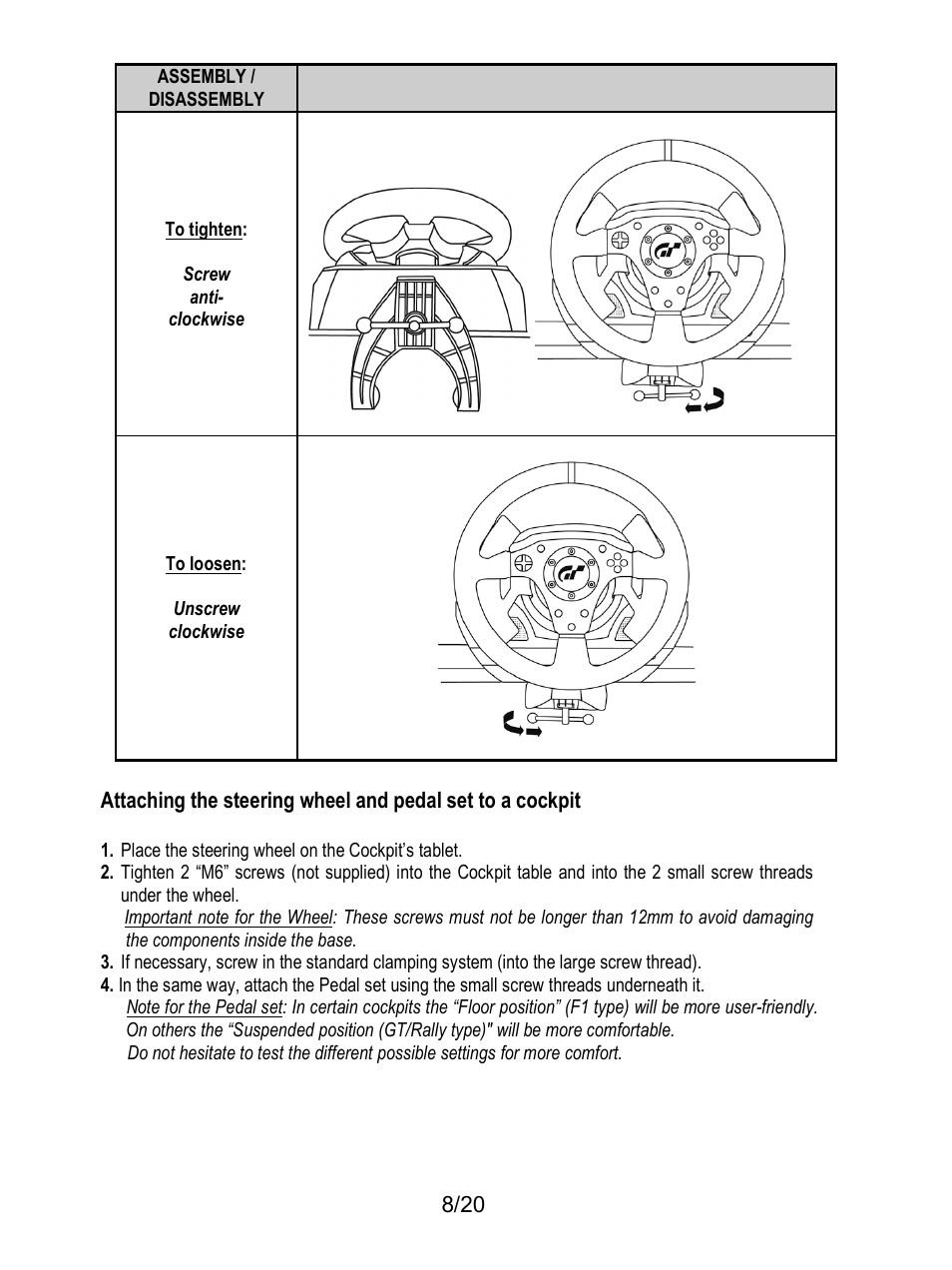 Thrustmaster Ferrari F1 RS User Manual | Page 9 / 485