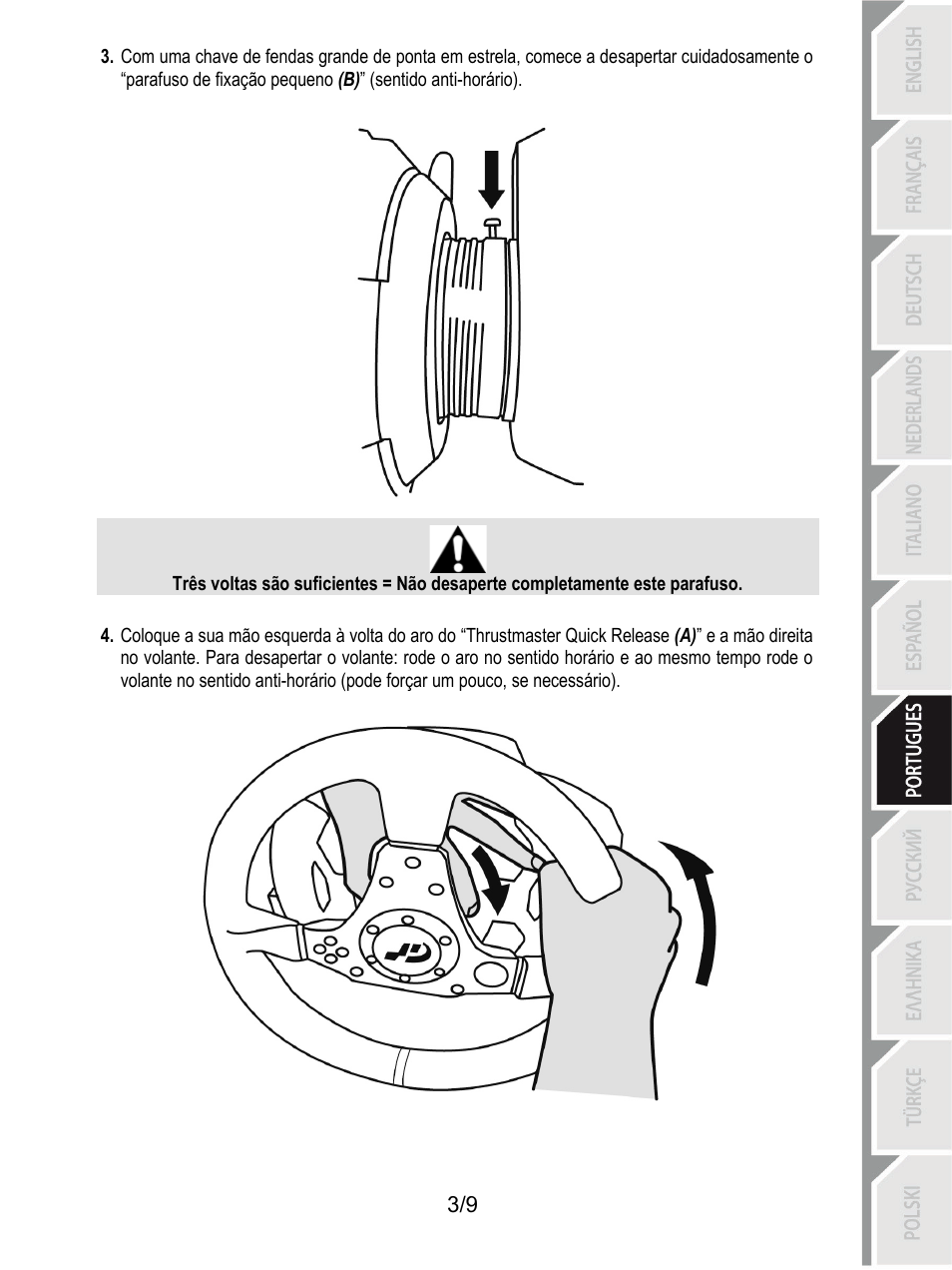 Thrustmaster Ferrari F1 RS User Manual | Page 58 / 110