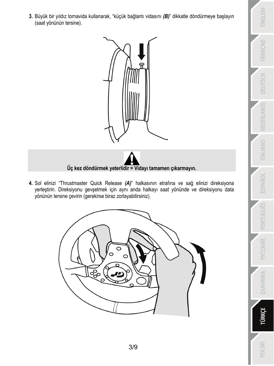 Thrustmaster Ferrari F1 RS User Manual | Page 85 / 110