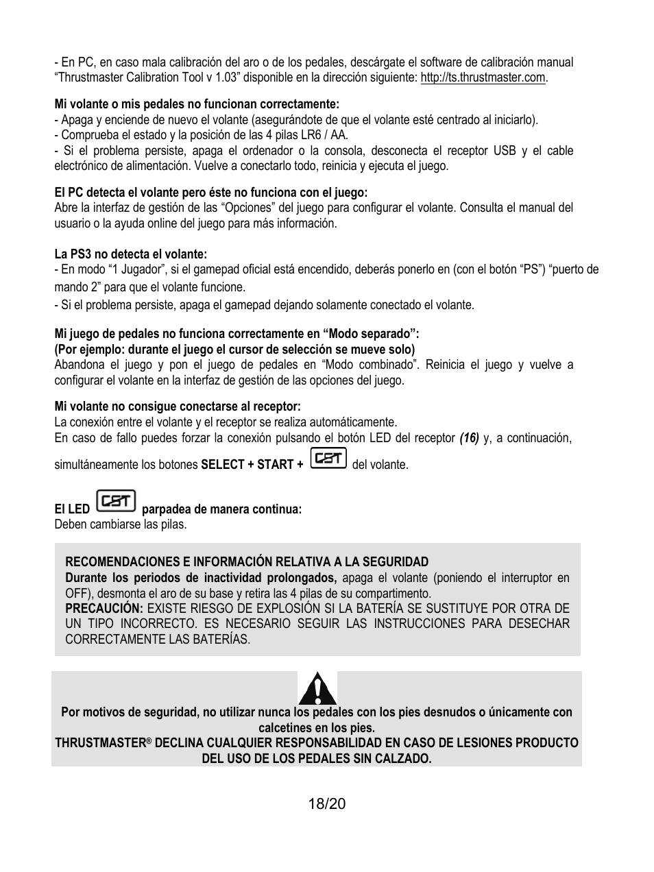 Thrustmaster Ferrari Wireless F430 Cockpit User Manual | Page 119 / 182