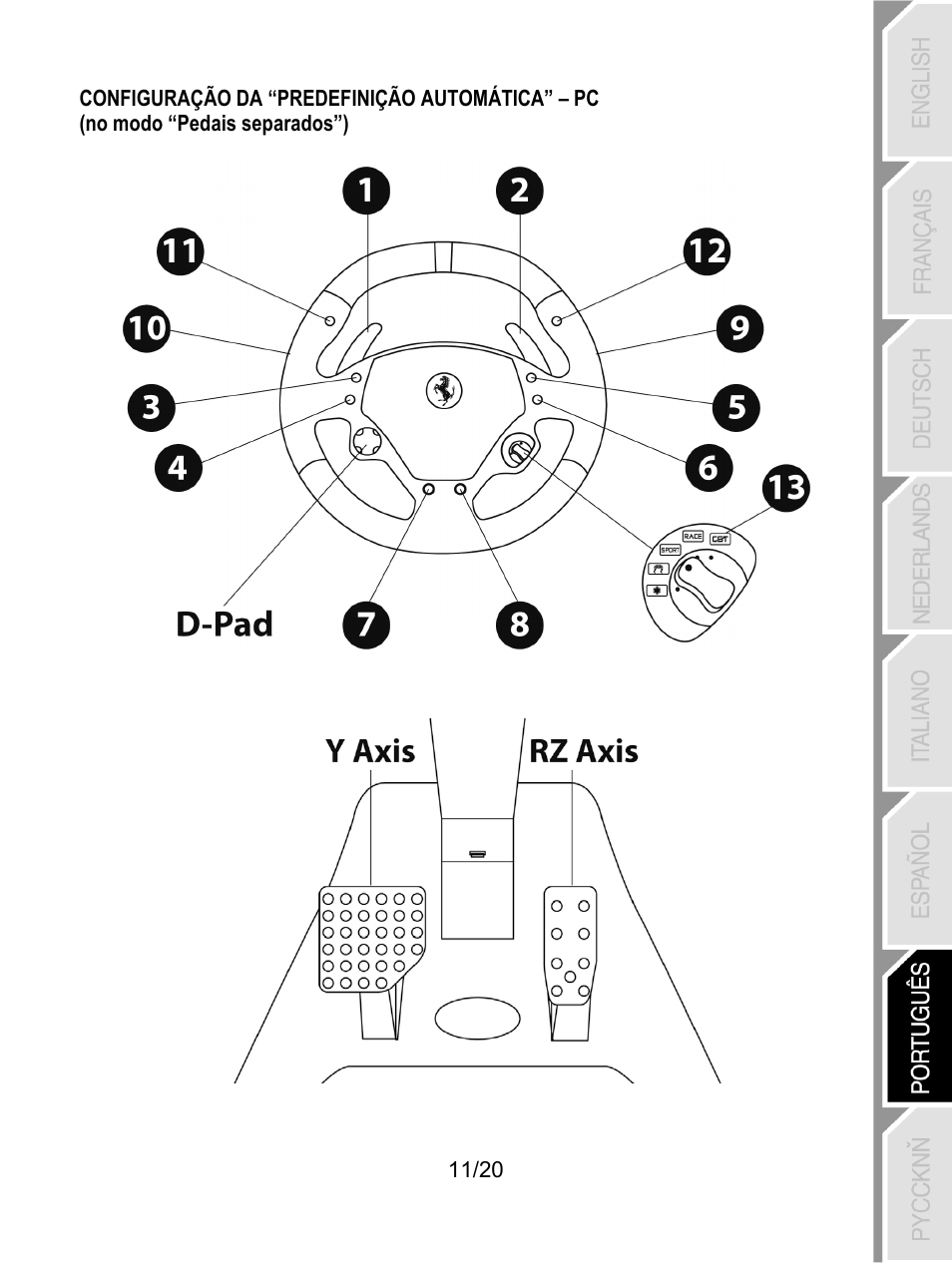 Thrustmaster Ferrari Wireless F430 Cockpit User Manual | Page 132 / 182