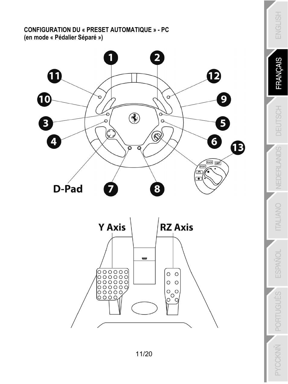Thrustmaster Ferrari Wireless F430 Cockpit User Manual | Page 32 / 182