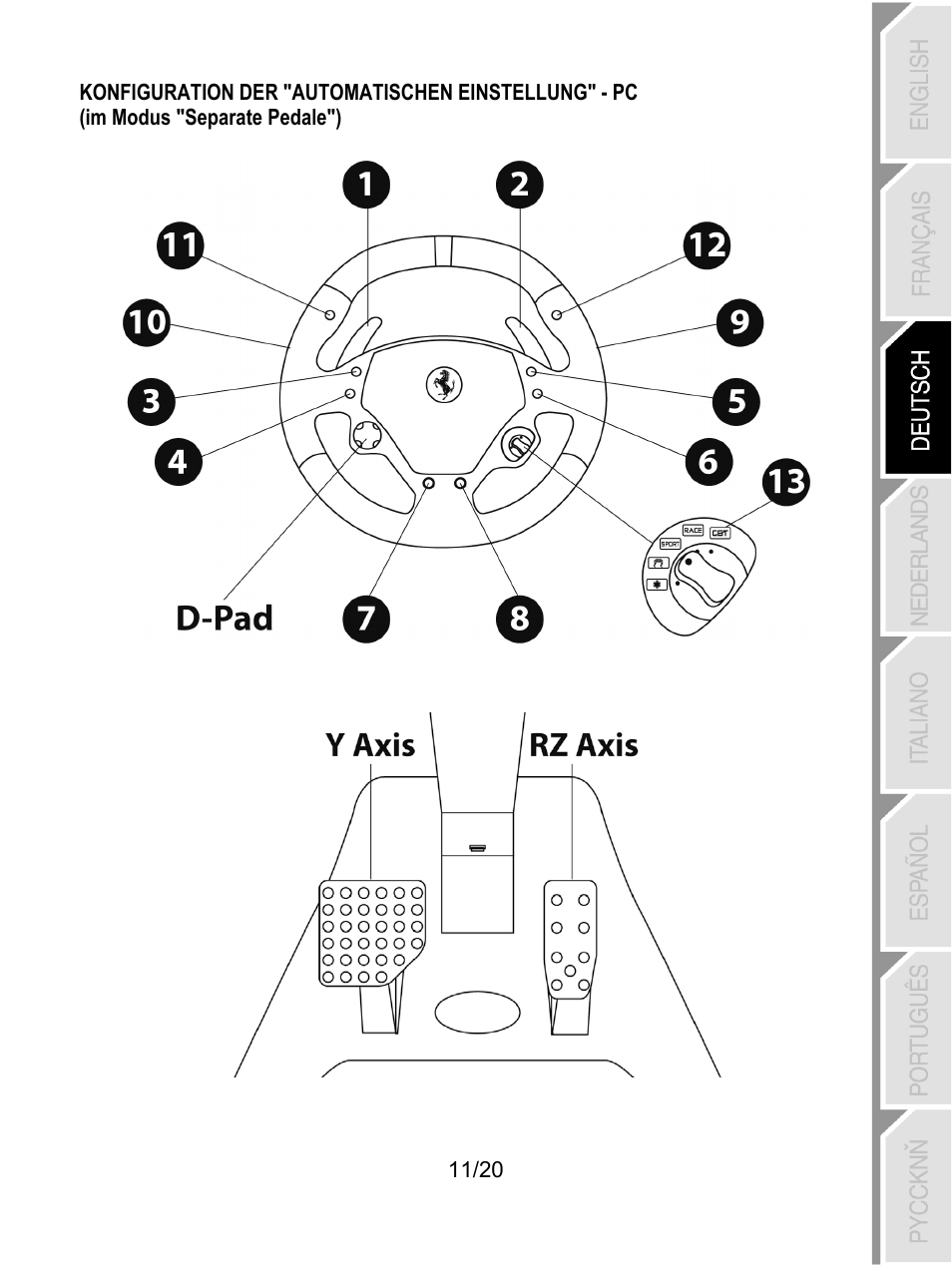 Thrustmaster Ferrari Wireless F430 Cockpit User Manual | Page 52 / 182