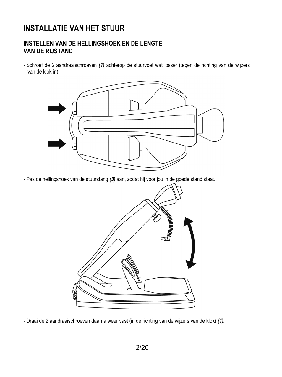 Installatie van het stuur | Thrustmaster Ferrari Wireless F430 Cockpit User Manual | Page 63 / 182